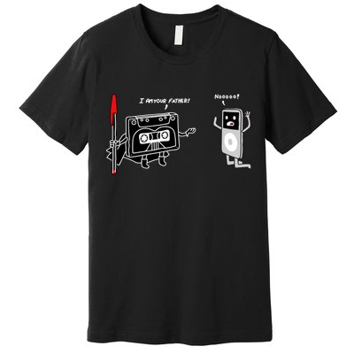 Darth Cassette Tape Premium T-Shirt