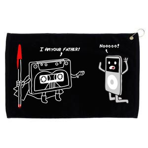 Darth Cassette Tape Grommeted Golf Towel