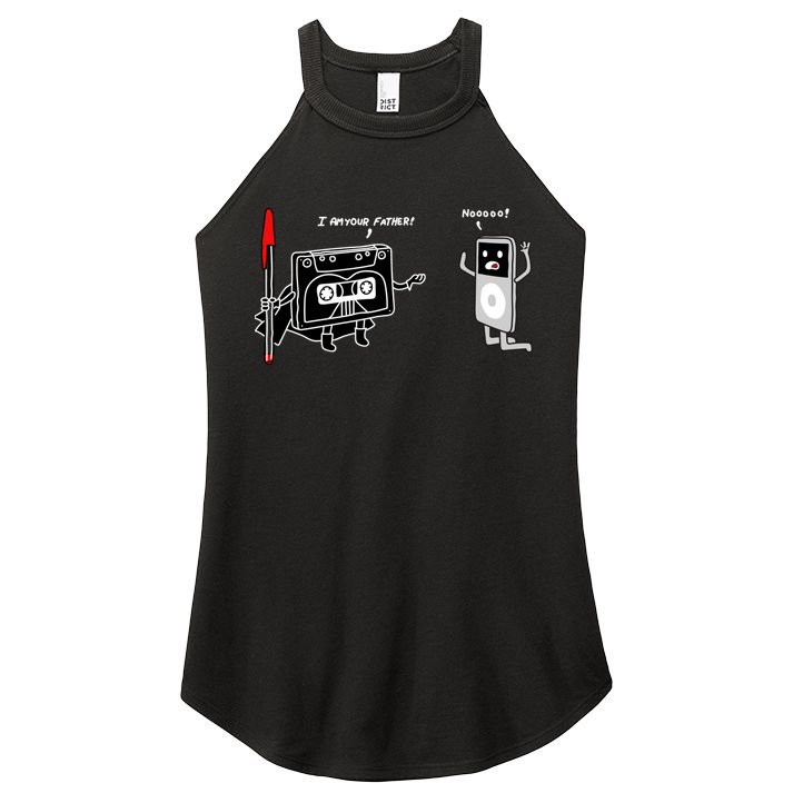Darth Cassette Tape Women's Perfect Tri Rocker Tank