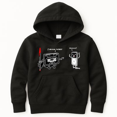 Darth Cassette Tape Kids Hoodie