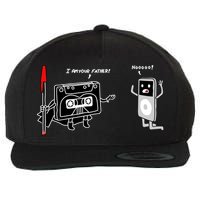 Darth Cassette Tape Wool Snapback Cap