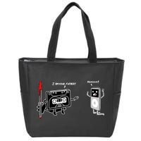 Darth Cassette Tape Zip Tote Bag