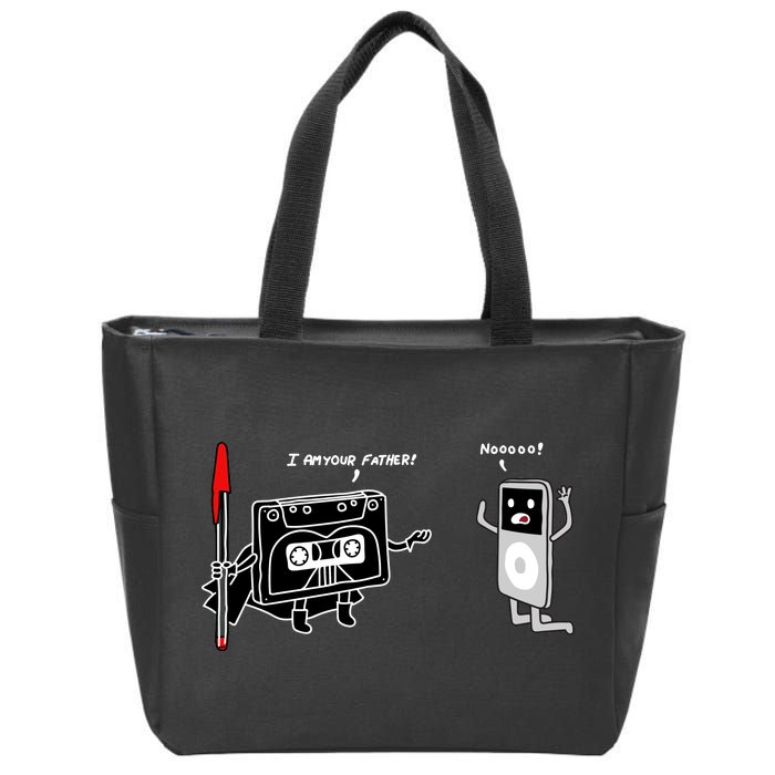 Darth Cassette Tape Zip Tote Bag