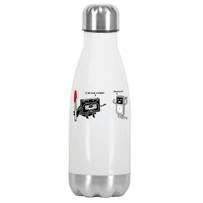 Darth Cassette Tape Stainless Steel Insulated Water Bottle