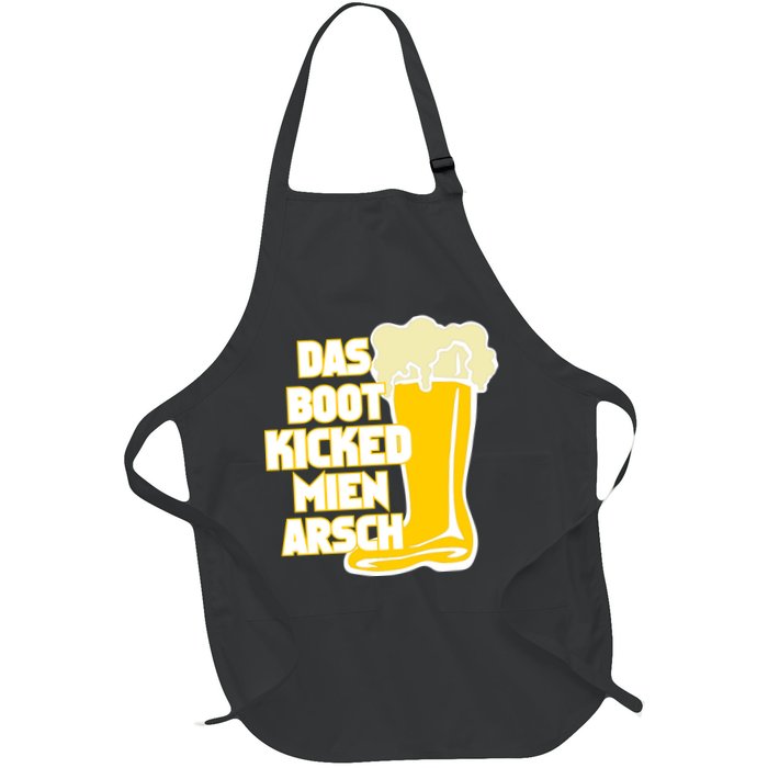 Das Boot Kicked Mien Arsch Full-Length Apron With Pockets