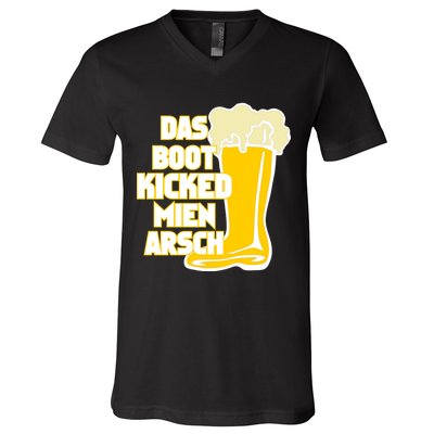 Das Boot Kicked Mien Arsch V-Neck T-Shirt