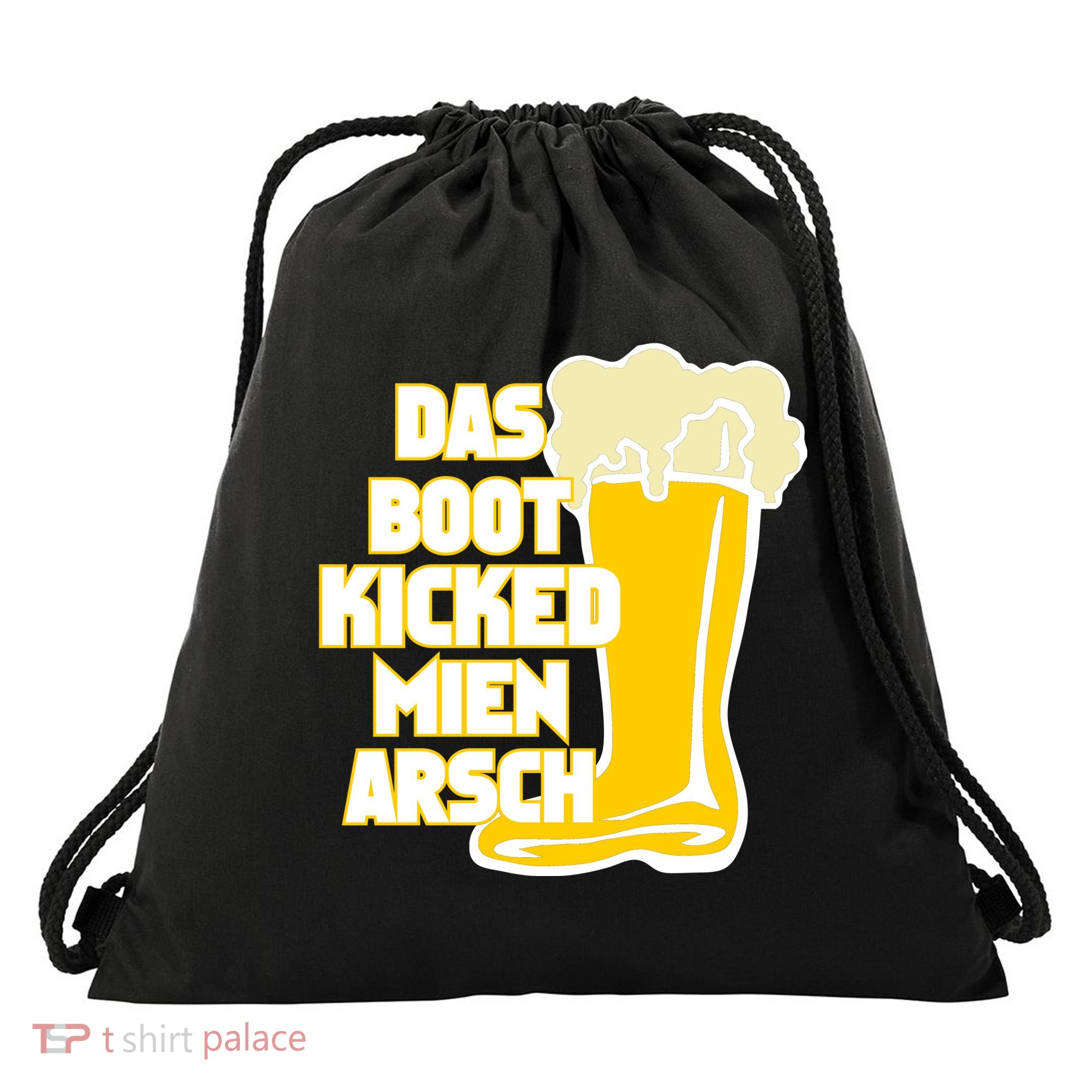 Das Boot Kicked Mien Arsch Drawstring Bag