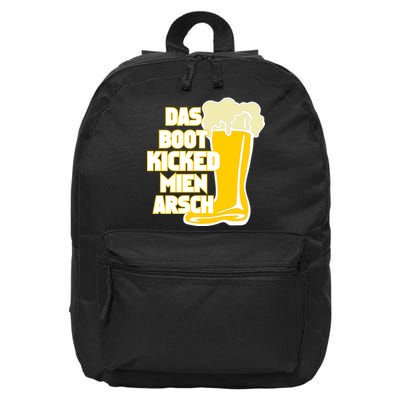 Das Boot Kicked Mien Arsch 16 in Basic Backpack
