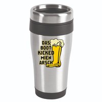 Das Boot Kicked Mien Arsch 16oz Travel Tumbler