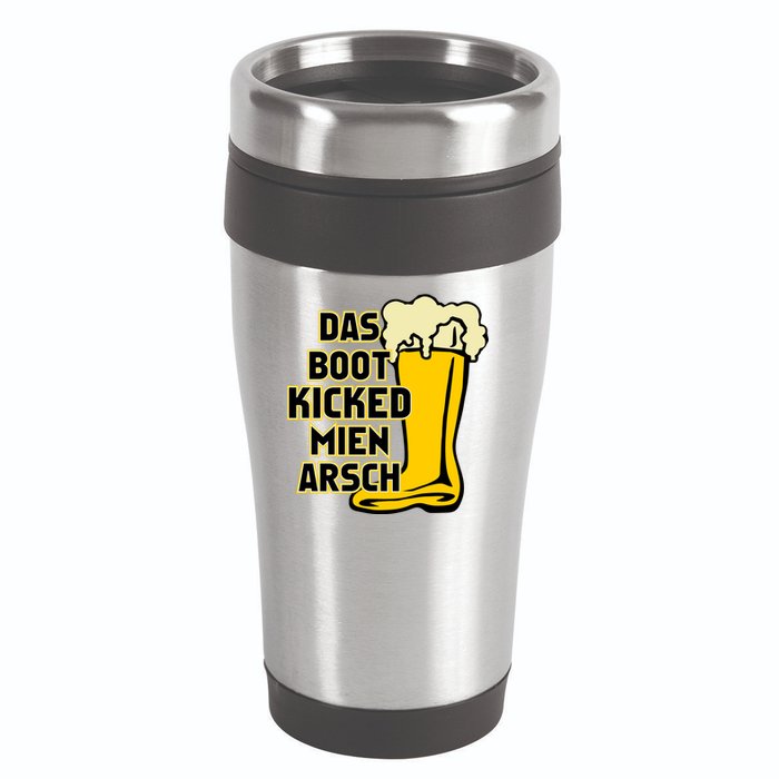 Das Boot Kicked Mien Arsch 16oz Travel Tumbler