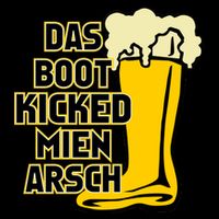 Das Boot Kicked Mien Arsch 16oz Travel Tumbler