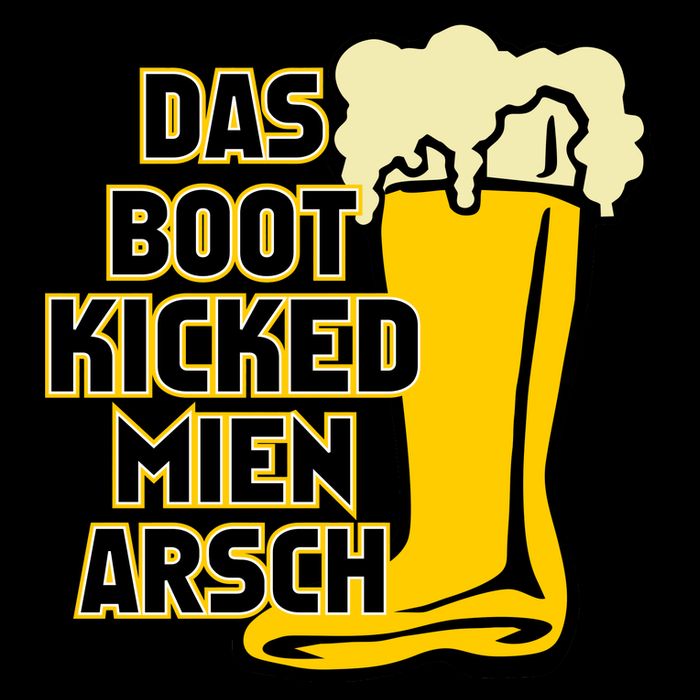 Das Boot Kicked Mien Arsch 16oz Travel Tumbler