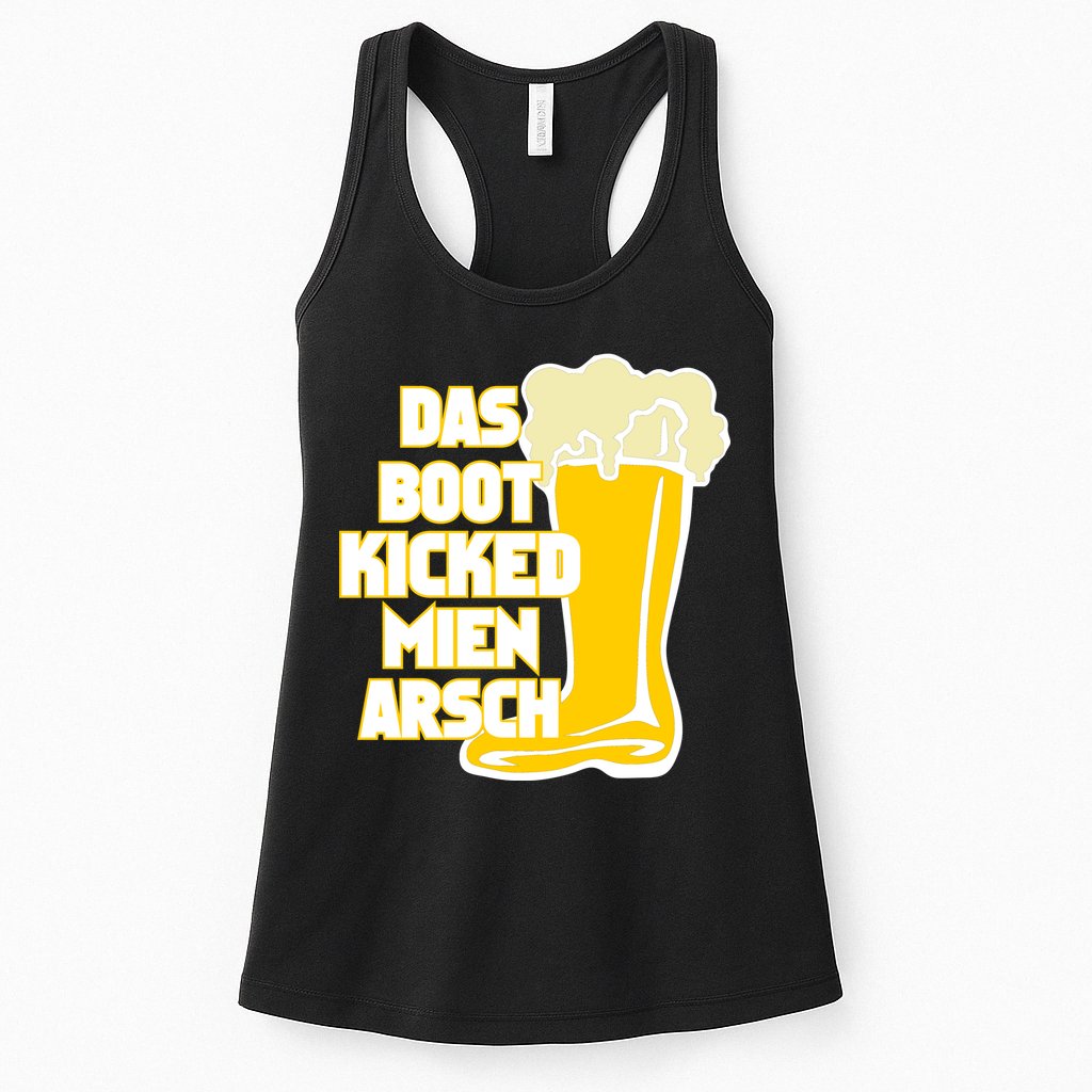 Das Boot Kicked Mien Arsch Womens Tank Top