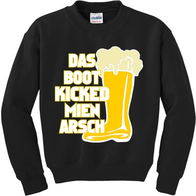 Das Boot Kicked Mien Arsch Kids Sweatshirt
