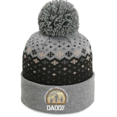 Daddy A Sons First Hero Daughters First Love The Baniff Cuffed Pom Beanie