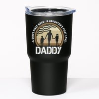 Daddy A Sons First Hero Daughters First Love Tumbler