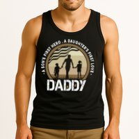 Daddy A Sons First Hero Daughters First Love Tank Top