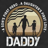 Daddy A Sons First Hero Daughters First Love Microfiber Hand Towel