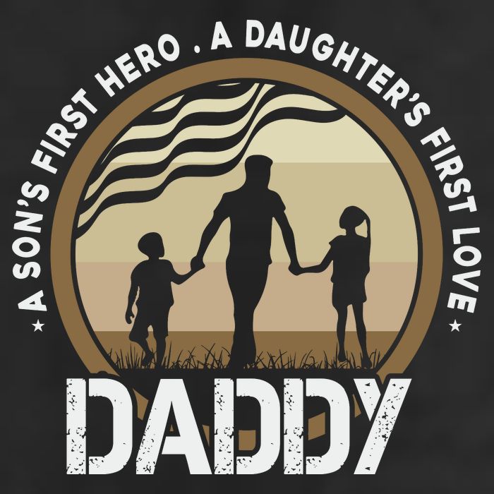 Daddy A Sons First Hero Daughters First Love Microfiber Hand Towel
