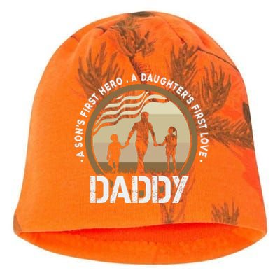 Daddy A Sons First Hero Daughters First Love Kati - Camo Knit Beanie