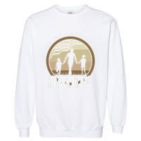 Daddy A Sons First Hero Daughters First Love Garment-Dyed Sweatshirt