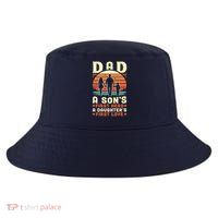 Dad A Son'S First Hero A Daughter'S First Love Father'S Day Cool Comfort Performance Bucket Hat