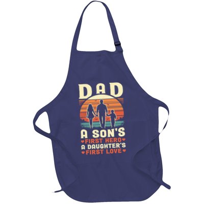 Dad A Son'S First Hero A Daughter'S First Love Father'S Day Apron