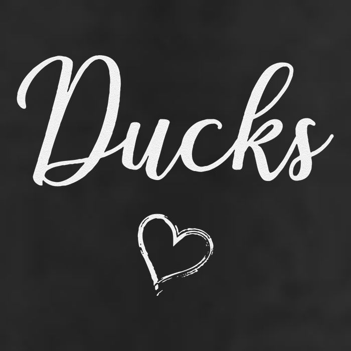 Ducks Above Small Heart Taylor Adult Drive Performance Visor