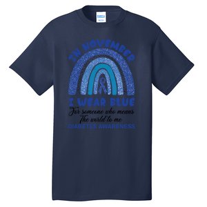 Diabetes Awareness Shirt, In November I Wear Blue Tall T-Shirt