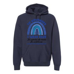 Diabetes Awareness Shirt, In November I Wear Blue Premium Hoodie