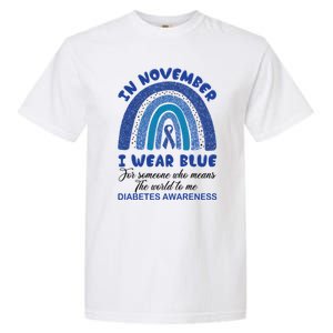 Diabetes Awareness Shirt, In November I Wear Blue Garment-Dyed Heavyweight T-Shirt