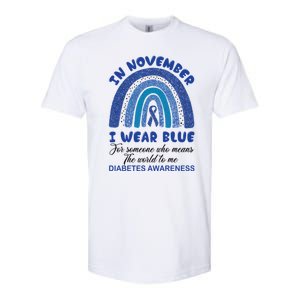 Diabetes Awareness Shirt, In November I Wear Blue Softstyle CVC T-Shirt