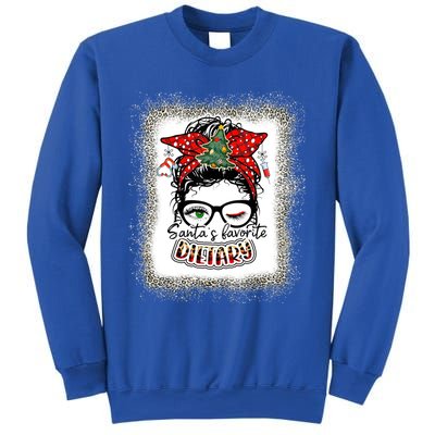 Dietary Assistant SantaS Favorite Nurse I Love Being A Elf Gift Sweatshirt