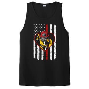 Dad And Son Firefighter Gift PosiCharge Competitor Tank