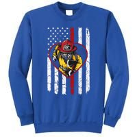 Dad And Son Firefighter Gift Sweatshirt