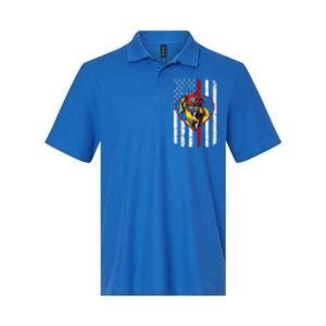 Dad And Son Firefighter Gift Softstyle Adult Sport Polo