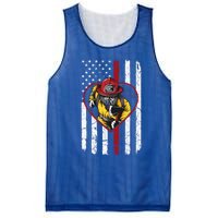 Dad And Son Firefighter Gift Mesh Reversible Basketball Jersey Tank