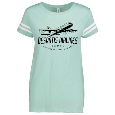 DeSantis Airlines Shirt, Bringing The Border To You Enza Ladies Jersey Football T-Shirt