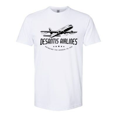 DeSantis Airlines Shirt, Bringing The Border To You Softstyle CVC T-Shirt