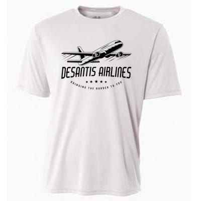 DeSantis Airlines Shirt, Bringing The Border To You Cooling Performance Crew T-Shirt