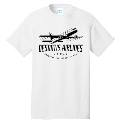 DeSantis Airlines Shirt, Bringing The Border To You Tall T-Shirt