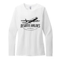 DeSantis Airlines Shirt, Bringing The Border To You Womens CVC Long Sleeve Shirt