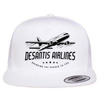 DeSantis Airlines Shirt, Bringing The Border To You Flat Bill Trucker Hat