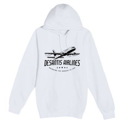 DeSantis Airlines Shirt, Bringing The Border To You Premium Pullover Hoodie