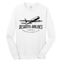 DeSantis Airlines Shirt, Bringing The Border To You Tall Long Sleeve T-Shirt