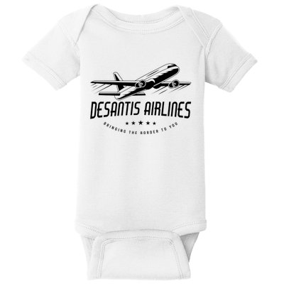 DeSantis Airlines Shirt, Bringing The Border To You Baby Bodysuit