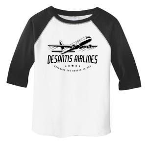 DeSantis Airlines Shirt, Bringing The Border To You Toddler Fine Jersey T-Shirt