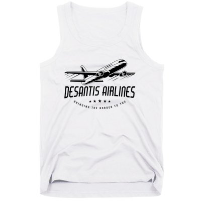 DeSantis Airlines Shirt, Bringing The Border To You Tank Top