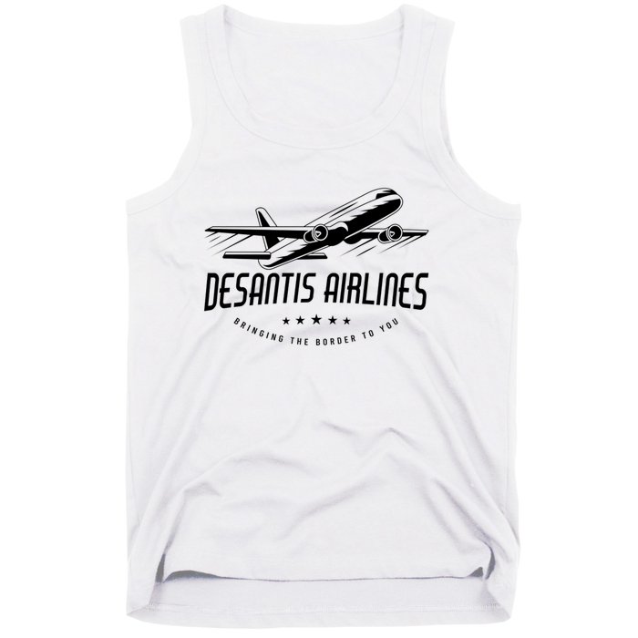 DeSantis Airlines Shirt, Bringing The Border To You Tank Top