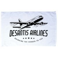 DeSantis Airlines Shirt, Bringing The Border To You Microfiber Hand Towel